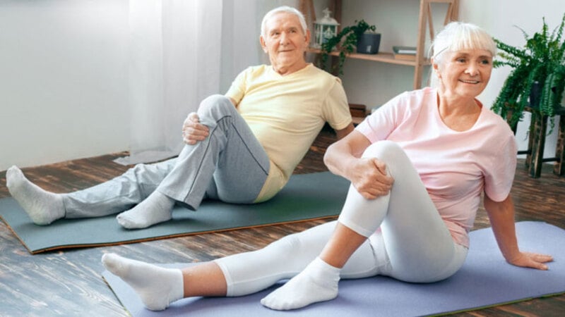 cách bài tập thể dục cho người già