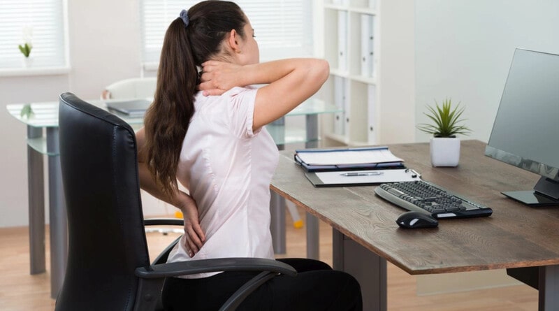 giảm đau lưng cho dân văn phòng