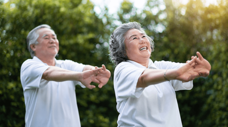 thể dục nhịp điệu cho người cao tuổi